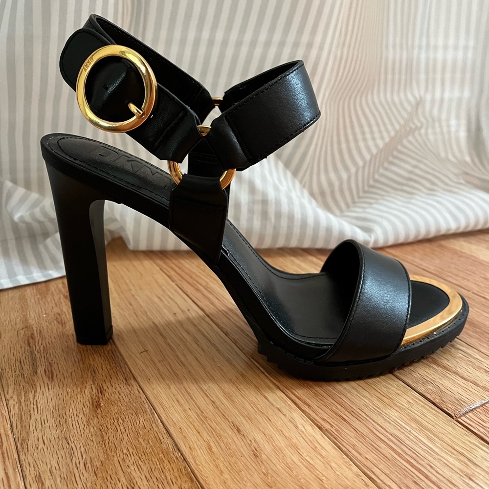 DKNY Blaire strapped heels